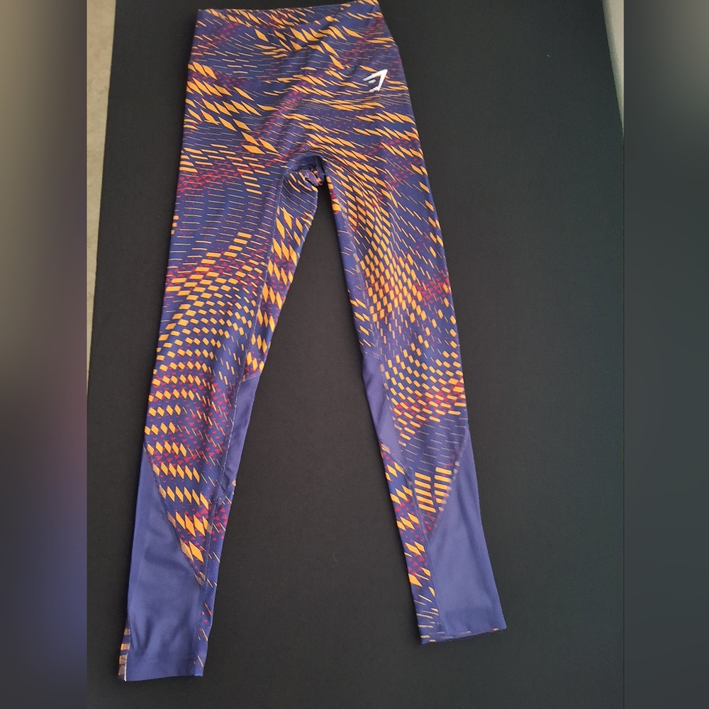 Gymshark Purple and Orange Leggings
